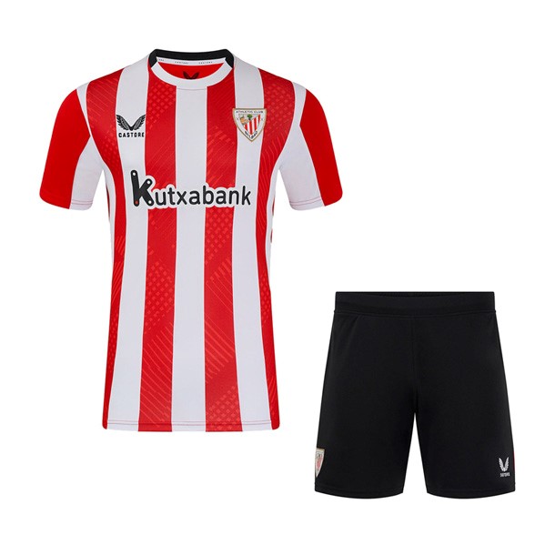 Camiseta Athletic Bilbao Replica Primera Ropa Niño 2024/25